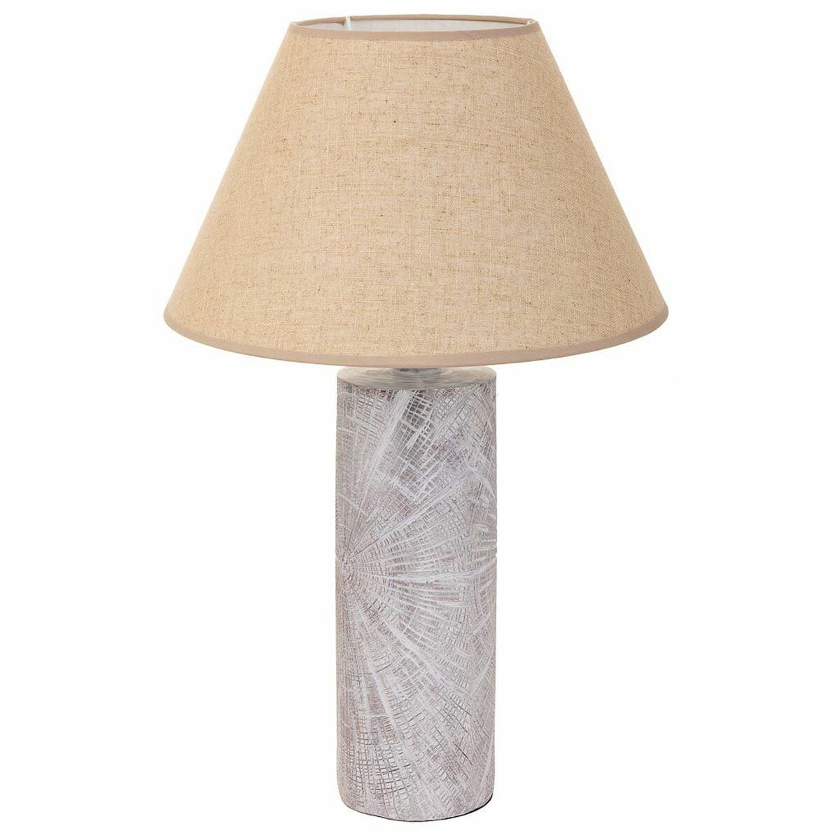 Lâmpada de mesa Alexandra House Living Prata Poliresina 220-240 V 14 x 51 x 14 cm