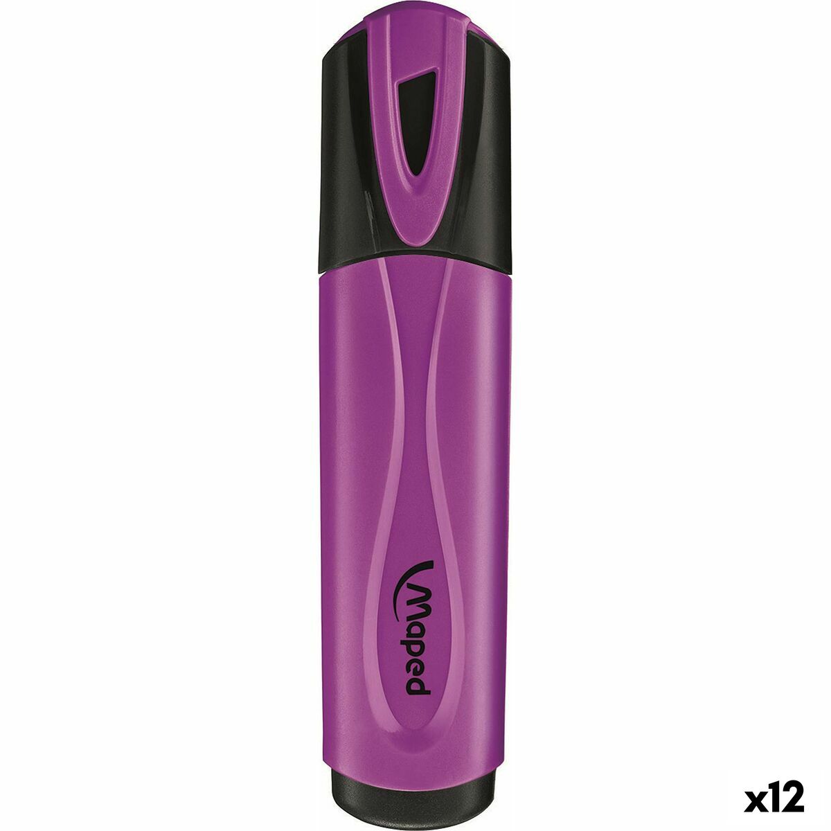 Marcador Fluorescente Maped Peps Classic Violeta (12 Unidades)