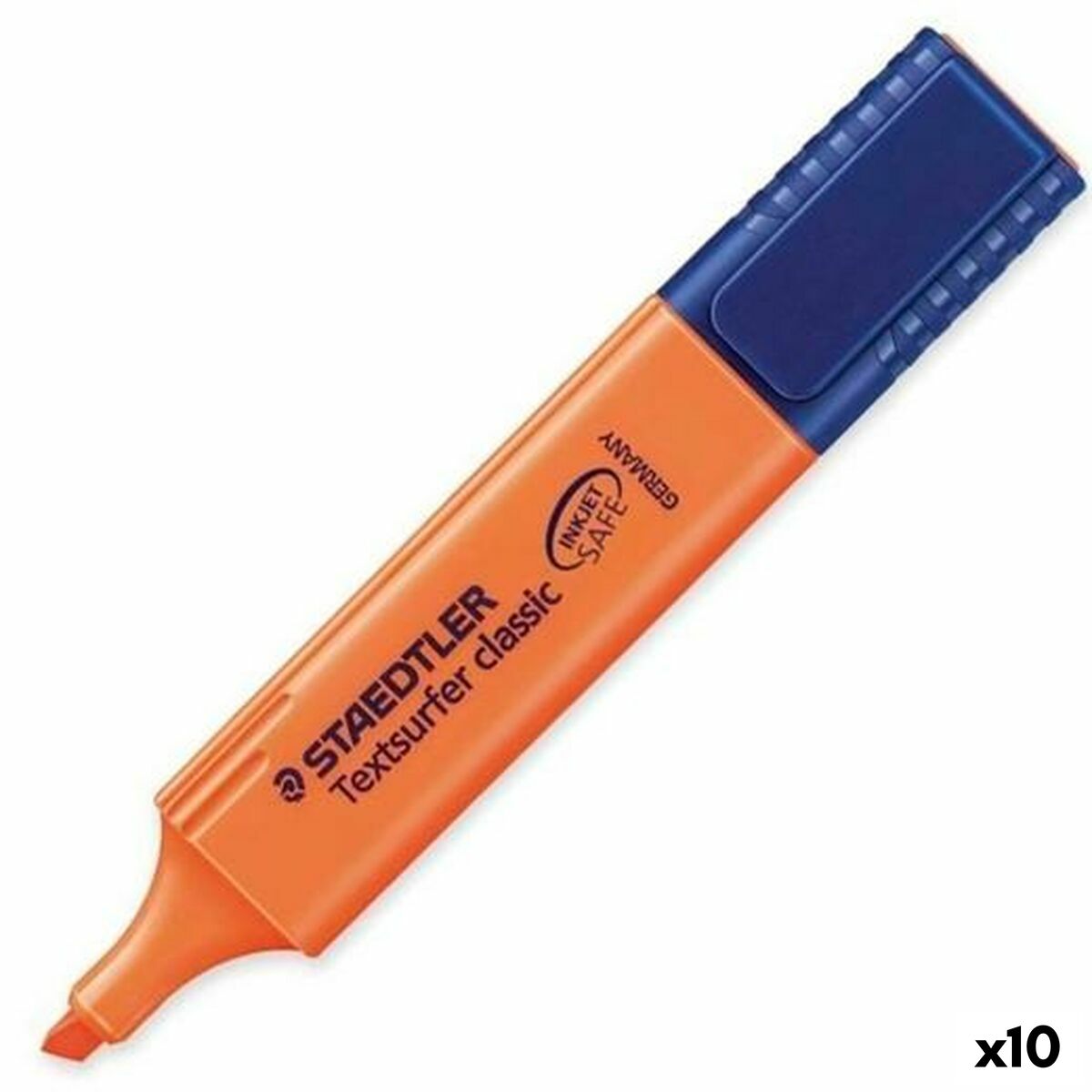 Marcador Fluorescente Staedtler Textsurfer Classic Laranja 10 Unidades