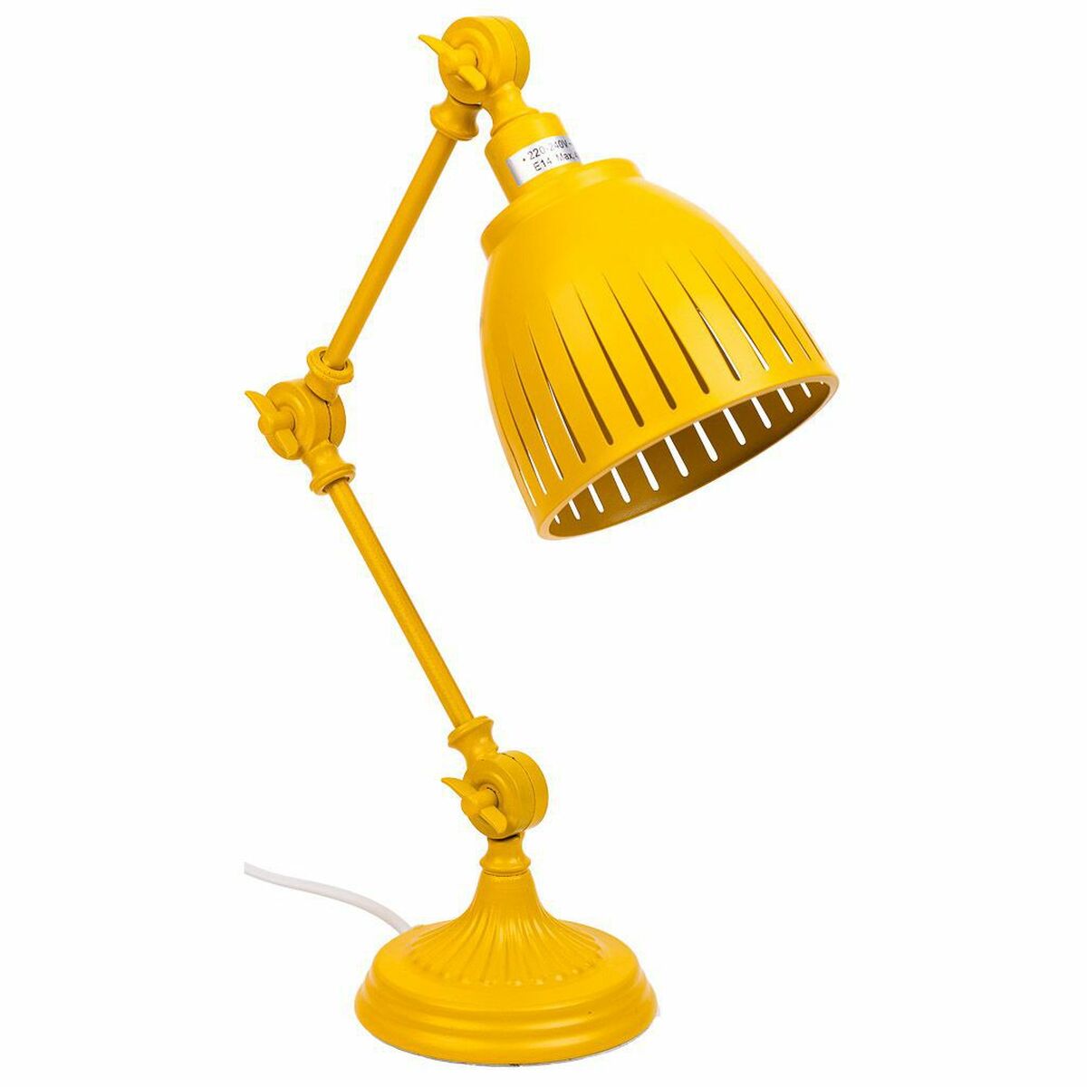 Flexo/Lâmpada de secretária Alexandra House Living Amarelo Metal 13 x 43 x 25 cm