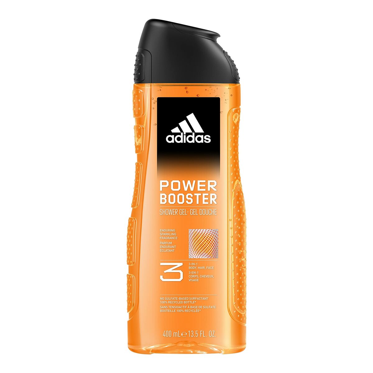 Gel de duche Adidas POWER BOOSTER 400 ml