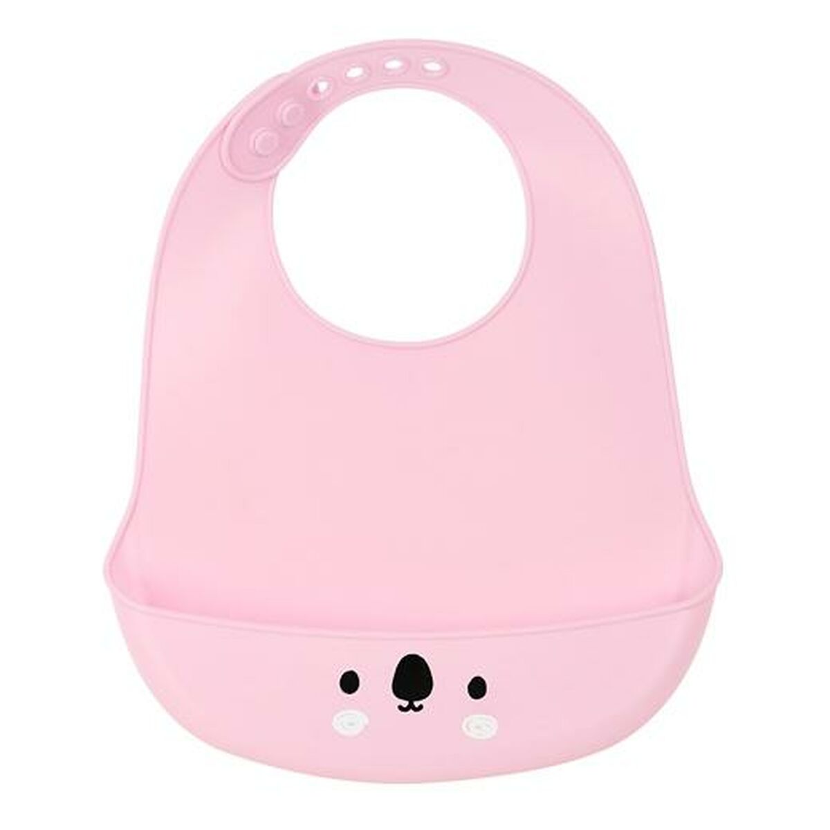 Babete Safta Silicone Cor de Rosa Cinzento (21 x 2 x 26 cm)