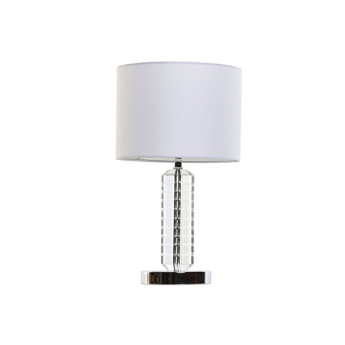 Lâmpada de mesa Home ESPRIT Branco Cristal 50 W 220 V 25 x 25 x 42 cm
