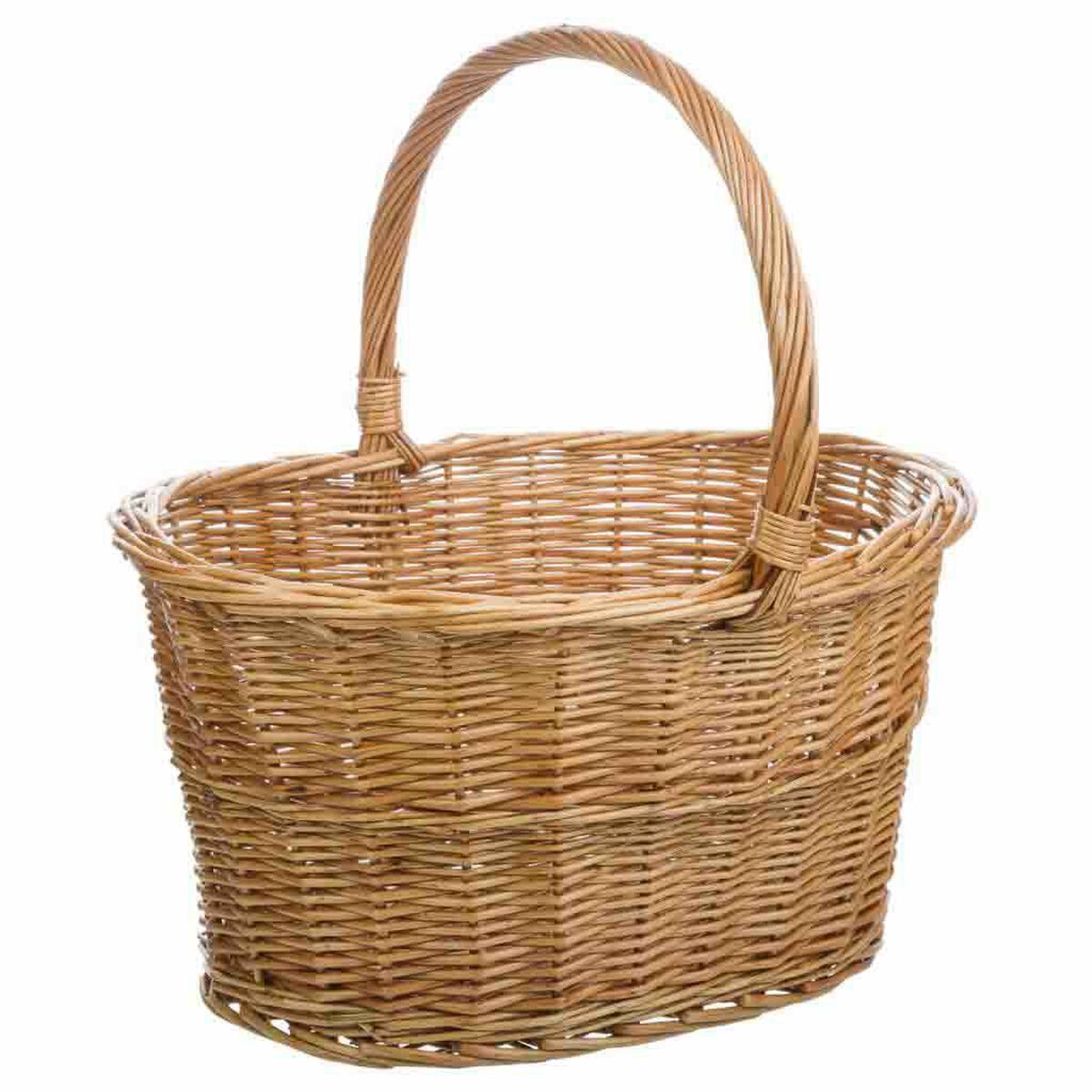 Cesta de Piquenique Alexandra House Living vime Madeira de salgueiro 42 x 30 x 22 cm Natural