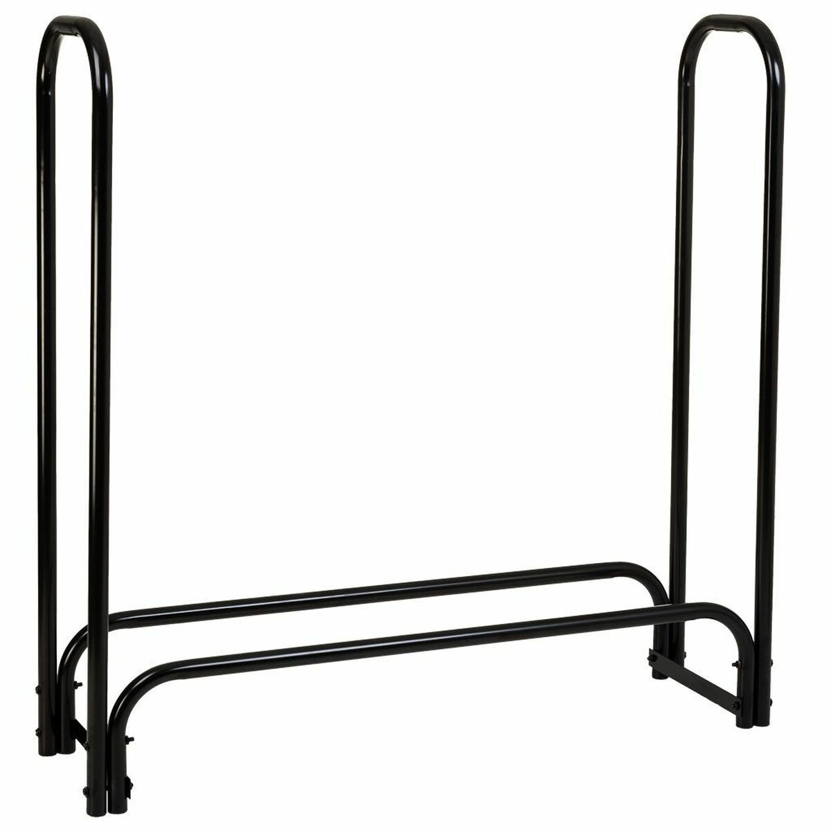 Suporte para Lenha Alexandra House Living Preto Ferro 34 x 124 x 124 cm