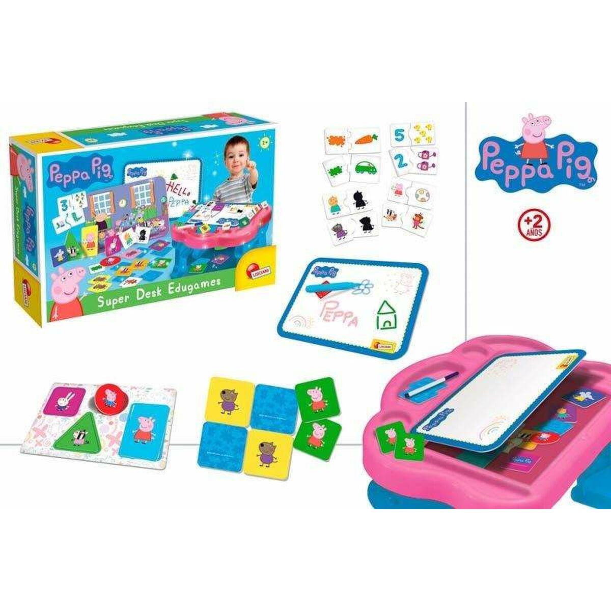 Quadro Mágico Peppa Pig Cartão Plástico 48 x 29 x 38 cm