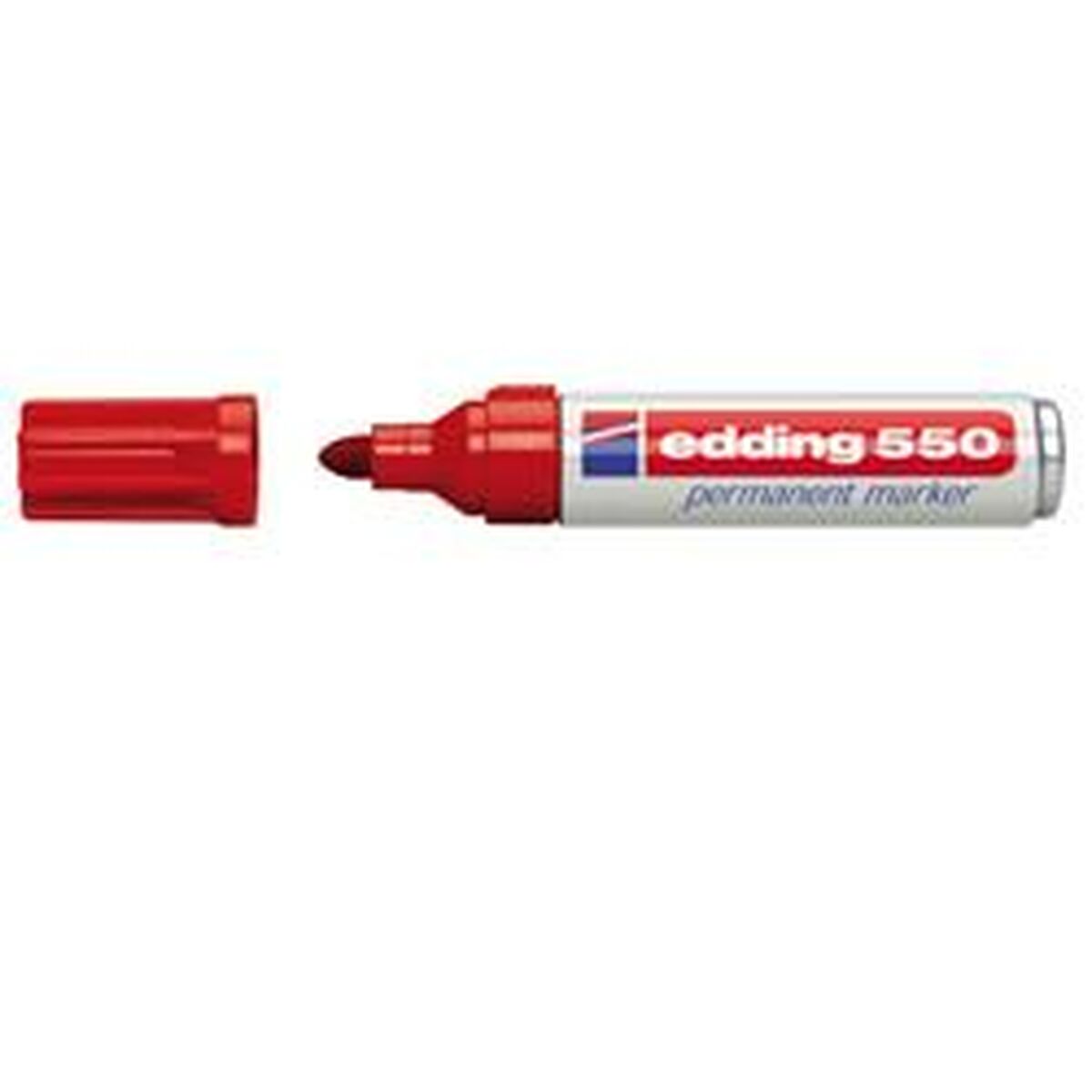Rotulador permanente Edding Vermelho