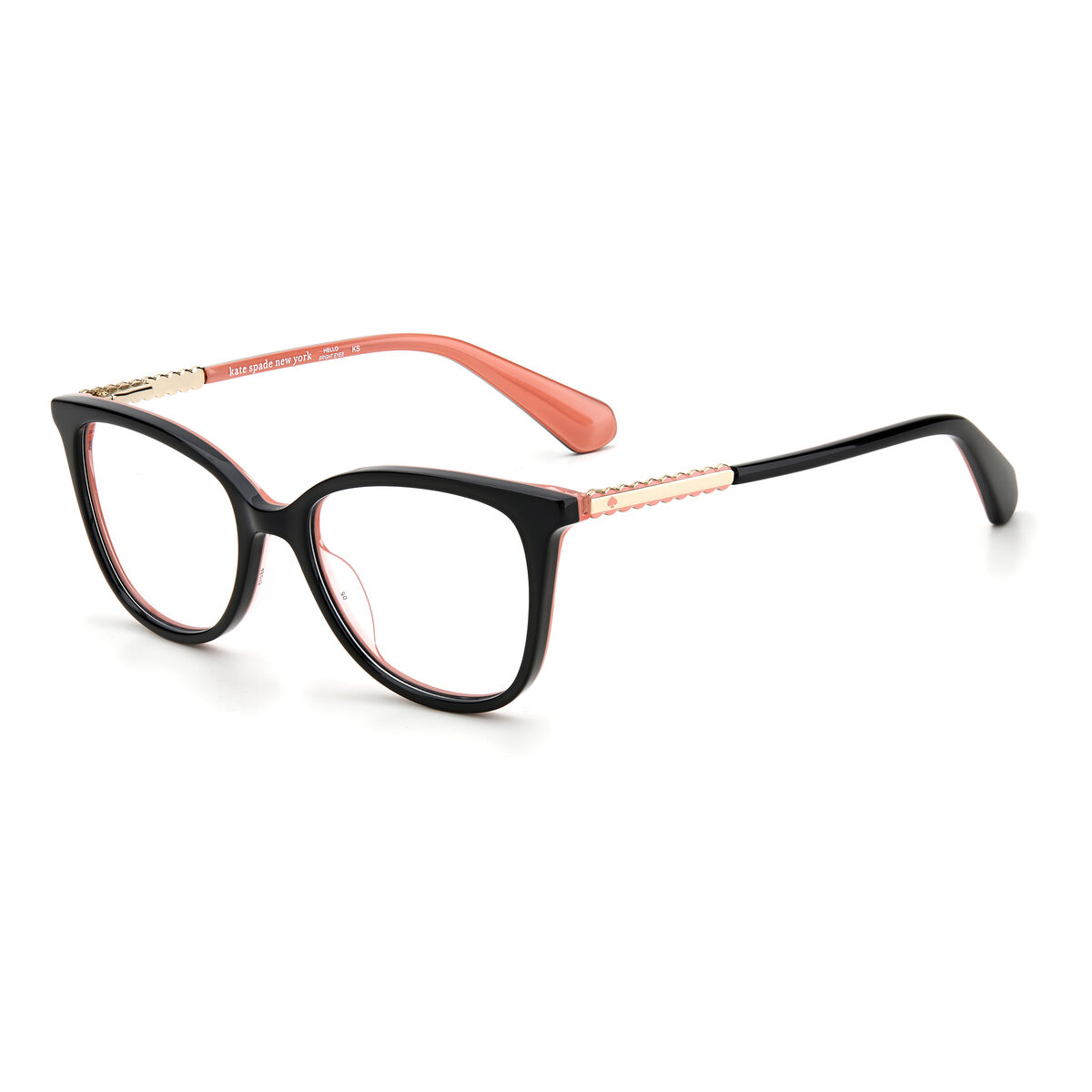 Armação de Óculos Infantil Kate Spade Preto Ø 46 mm