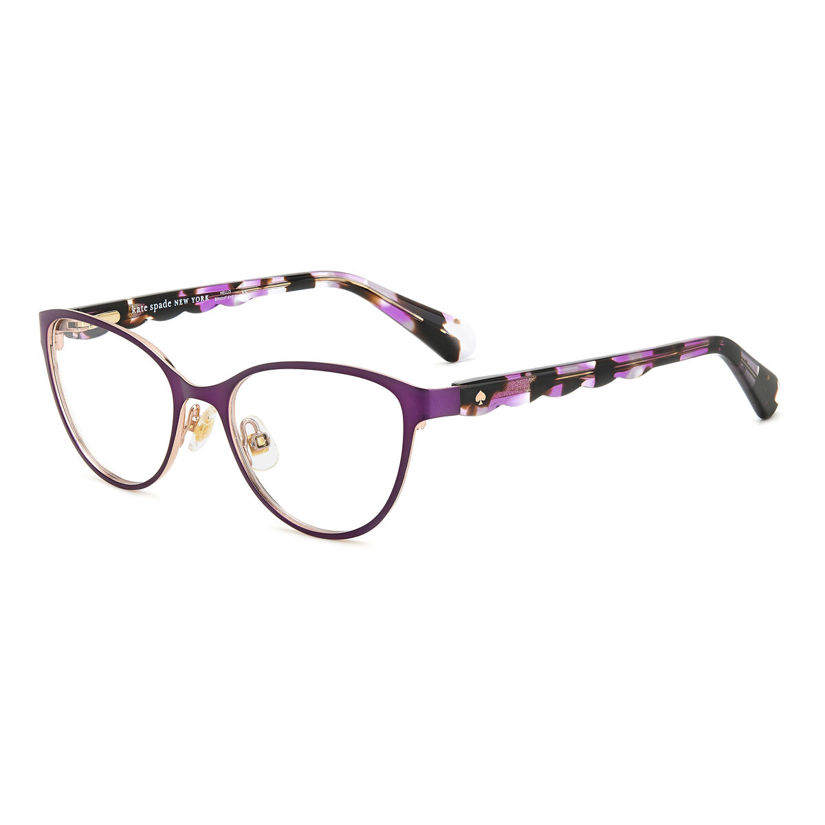 Armação de Óculos Infantil Kate Spade Roxo Ø 46 mm