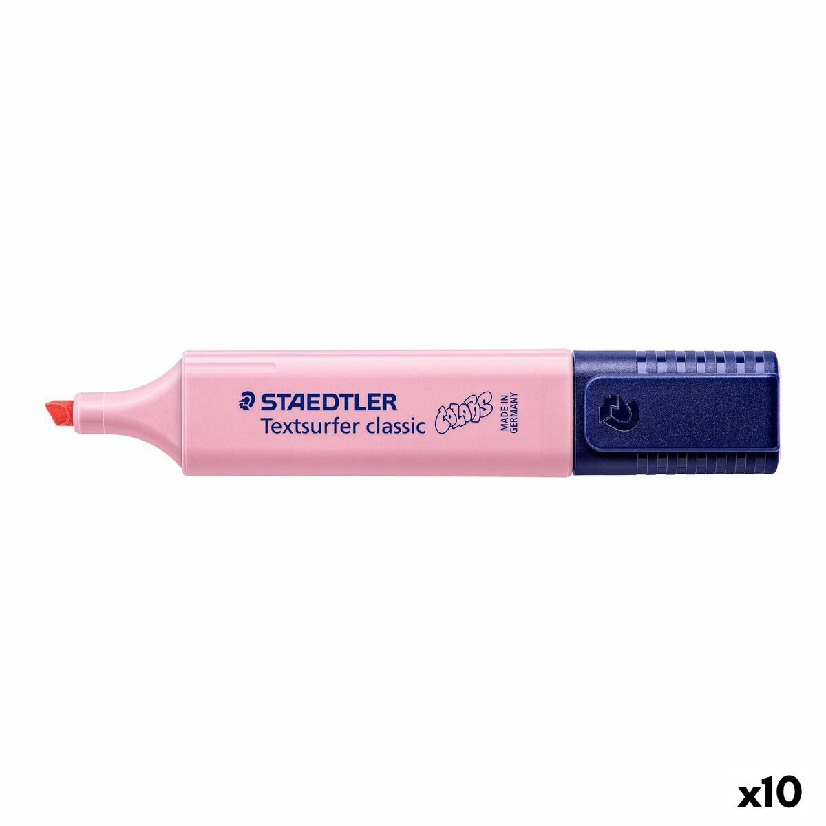 Marcador Fluorescente Staedtler Textsurfer Classic Cor de Rosa (10 Unidades)