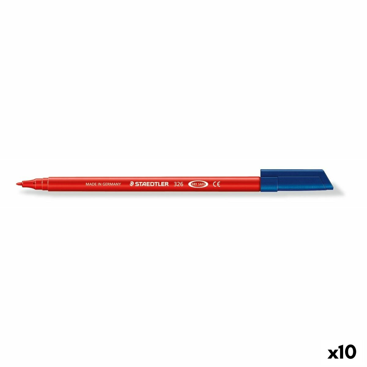 Rotuladores Staedtler Noris Club Vermelho (10 Unidades)