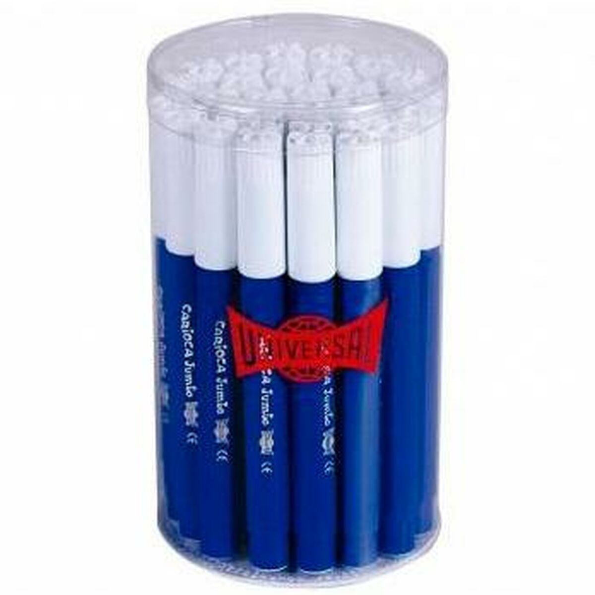 Rotuladores Carioca Jumbo Azul escuro 30 Unidades
