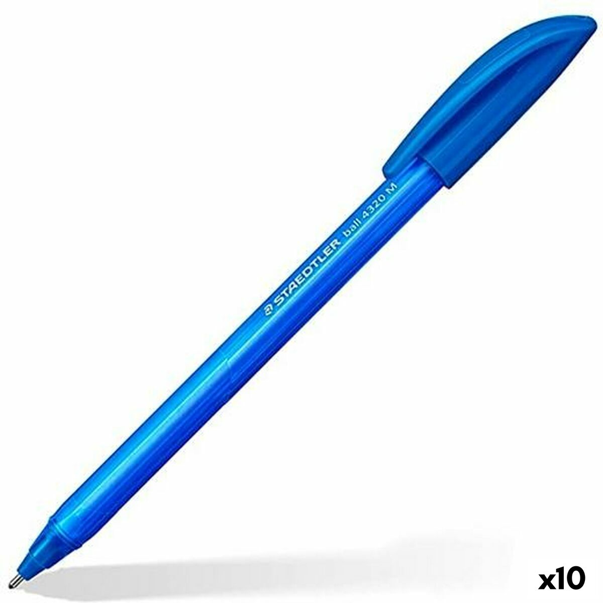 Caneta Staedtler 4320 M Azul 1 mm 10 Unidades