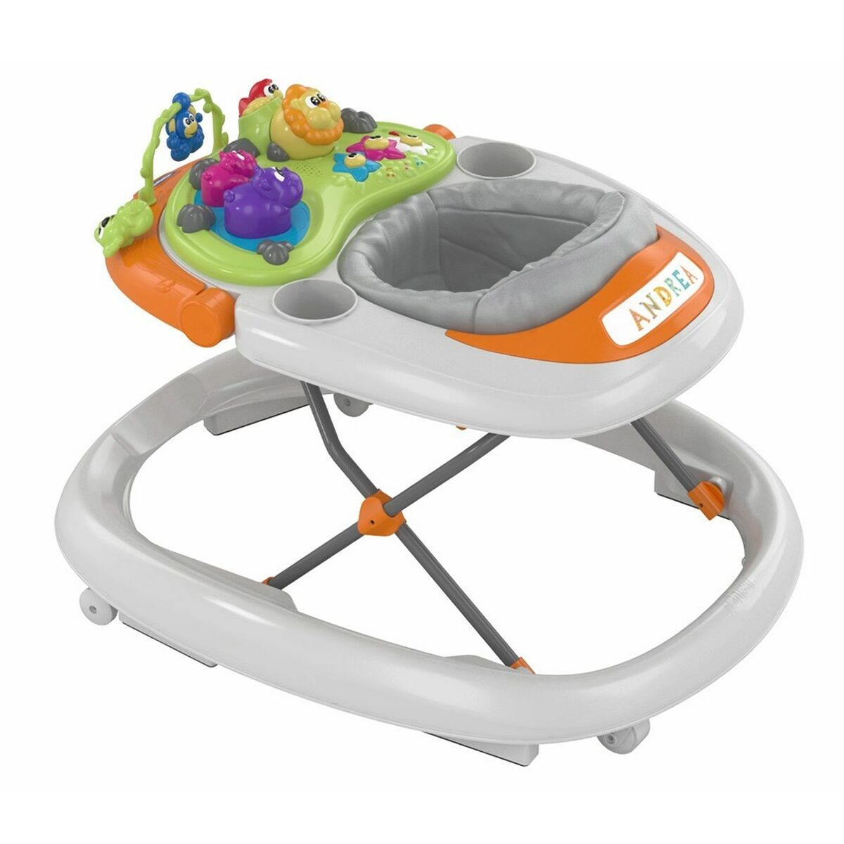 Andarilho com rodas Chicco 07079540470000 Cinzento 1 Peça