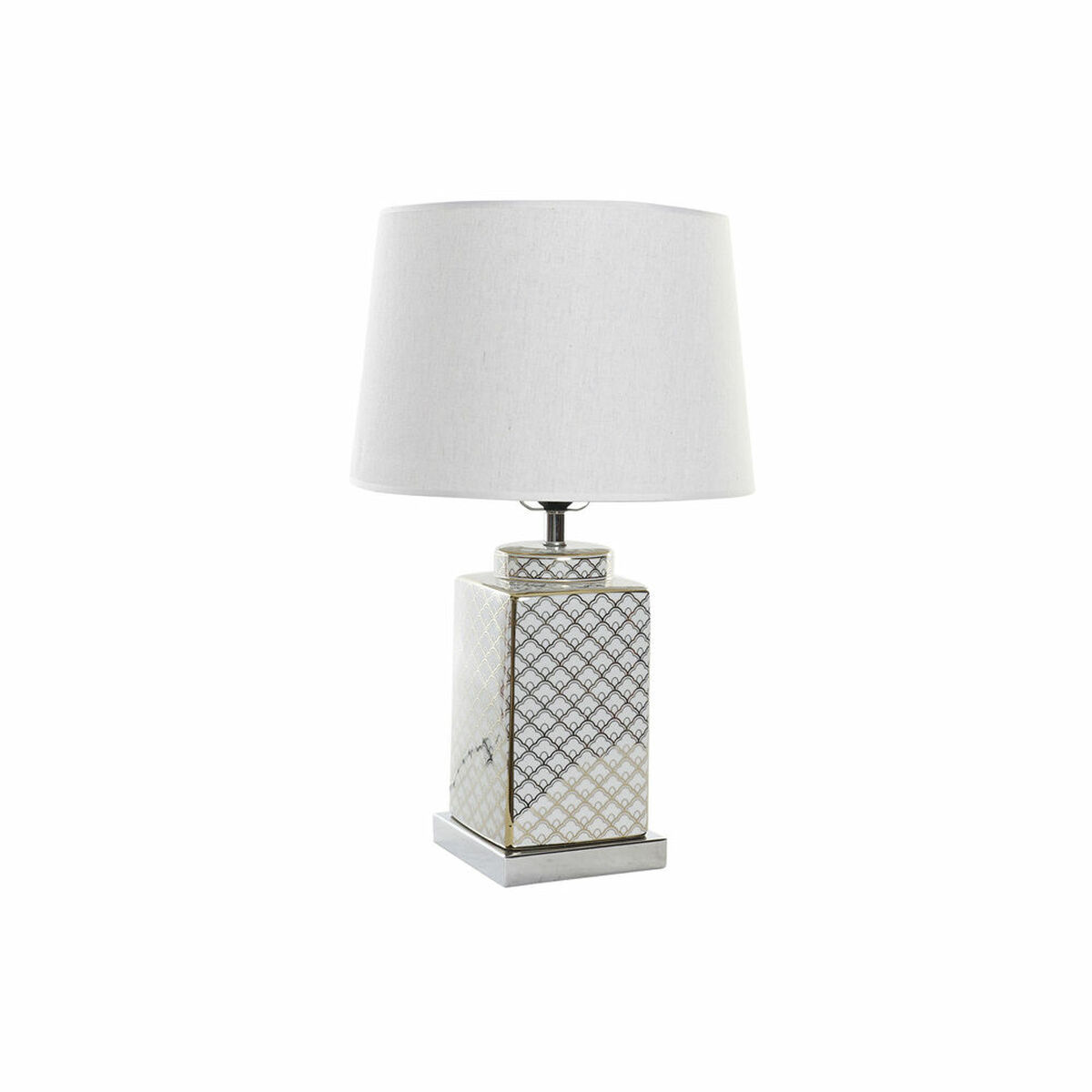 Lâmpada de mesa DKD Home Decor Branco 60 W (Recondicionado B)