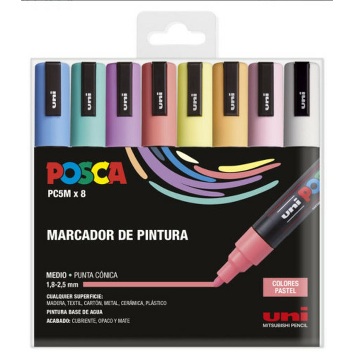 Conjunto de Marcadores POSCA 182634810 Multicolor